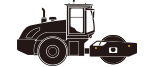Single-drum vibratory roller